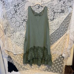 Christina vergani linen dress